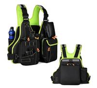 Chaleco de Seguridad Hombres Mujeres Ajustable Alta flotabilidad Diseño portátil Ligero con Curva ergonómica para Natación Kayak Paddle Surf Deportes acuáticos Lago Río(Yellow)