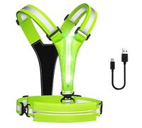 Chaleco De Seguridad LED - Reflectante E Iluminado Para Correr