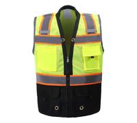 Chaleco de seguridad Shine Bright - Alta visibilidad con correas y bolsillos reflectantes - Premium suave, duradero y transpirable - ANSI CLASE 2