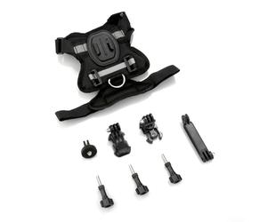 Chaleco de soporte para cámara dual Cat Worn con juego completo de accesorios para una instalación perfecta en varias marcas de cámaras de acción