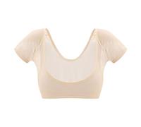 Chaleco de sudor para axilas, almohadilla a prueba de sudor para axilas, almohadilla lavable y reutilizable, chaleco de manga corta de secado rápido, protector transpirable