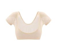 Chaleco de sudor para axilas, protector de vestir antisudor para axilas, protector transpirable, chaleco de manga corta lavable, almohadilla de camisa reutilizable