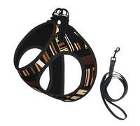 Chaleco de tela de barro africano con estampado tribal para perros pequeños, ajustable y cómodo, esencial para gatos y cachorros