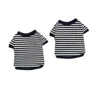 Chaleco de Tela para Perro, suéter para Perro pequeño, Ropa para Gato, Traje Azul, Ropa de Verano para Mascota, arnés Acolchado para Perro, Ropa de Primavera para Mascota, 2 uds.