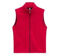 Chaleco de terciopelo cálido para mujer, abrigo largo para otoño e invierno, talla S, talla grande, rosso, 4XL