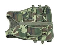 Chaleco de Tiro Deportivo, Chaleco de Tiro de Alta Densidad 600D Tela Oxford Función de Almacenamiento Ajustable Resistencia a la Tracción para Niños Senderismo