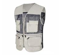 Chaleco de Trabajo al Libre para Hombre, Informal, para, Viajes, Fotos, Chaleco de Carga, con múltiples Bolsillos Camisetas De Hombre Fluorescentes