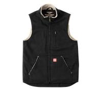 Chaleco De Trabajo Con Forro De Sherpa En Canvas West Coast Choppers NegroM Negro