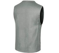 Chaleco de trabajo para hombre sin mangas con múltiples bolsillos Chaleco de trabajo de algodón Chaleco militar Chaleco de camping Chaleco de caza Chaleco de secado rápido Multifuncional para caminar