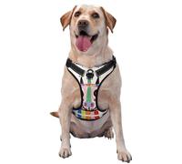 Chaleco de tracción para mascotas con estampado de animales de graffiti, ideal para pasear perros, senderismo, viajes diarios