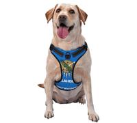 Chaleco de tracción para mascotas con estampado de la bandera del estado de Oklahoma, ideal para pasear perros, senderismo, viajes diarios