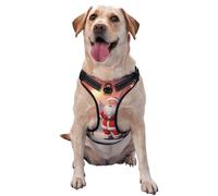 Chaleco de tracción para mascotas con estampado de Papá Noel de invierno, talla XL, para que las mascotas lo usen al pasear al perro o escalar montañas