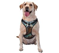 Chaleco de tracción para mascotas Seal Pup in Water con estampado, talla XL, ideal para pasear perros, senderismo, viajes diarios