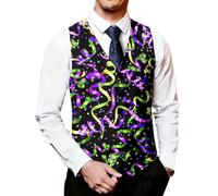 Chaleco de traje para hombre, boda, elegante, chaleco de negocios, vintage, ajustado, chaleco de hueso de arenque, chaleco sin mangas, arco iris, chaleco de fiesta, chaleco de trabajo, chaleco de