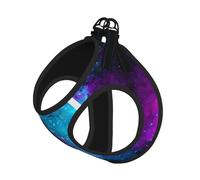 Chaleco de verano para cachorros con estampado de estrellas moradas con reflectante, accesorios para perros y gatos pequeños, medianos y grandes