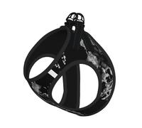 Chaleco de verano para cachorros con estampado de humo negro con reflectante, accesorios para perros y gatos pequeños, medianos y grandes