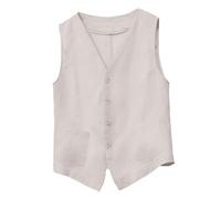 Chaleco de verano para mujer, chaleco deportivo fino de algodón y lino, chaleco de trabajo de tallas grandes, chaleco sin mangas, cuello en V, chaleco de sudadera, acolchado ligero, chaleco de verano