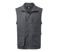 Chaleco Deportivo Informal para Hombre, Chaleco de Americano con Varios Bolsillos, cárdigan con Cremallera de Color sólido, Chaqueta de Camisetas Hombre Tirantes