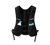 Chaleco deportivo portátil para hombre, bolsa para el pecho con bolsillos, correa de cinturón compacta, chaleco de almacenamiento ligero transpirable para ciclismo, senderismo, camping al aire libre