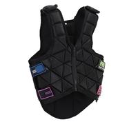 Chaleco Ecuestre, Cómodo Chaleco de Seguridad para Montar a Caballo, Chaleco Protector, Cierre de Cremallera Unisex para Niños y Niñas (CL)