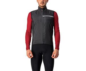 Chaleco elástico Castelli Squadra: chaleco ligero y compacto a prueba de viento para ciclismo