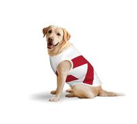 Chaleco elástico para perro con la bandera del estado de Alabama, camisetas elásticas de algodón suave sin mangas, ropa transpirable para perros grandes (3xl-5XL)