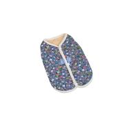 Chaleco floral para perro, abrigo de forro polar grueso para cachorros, gatos, perros pequeños, ropa de calle, ropa de algodón para invierno