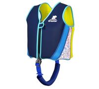 Chaleco Flotador Bebe y Niño de Neopreno, Grestar Chaleco Piscina Bebe 2 a 6 Años 15-30 kg, Chaleco Flotador Infantil con 8 Paneles de Flotación Extraíbles, Triple Seguridad, Correa Ajustable