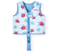 Chaleco Flotador Bebes - Natación, Piscina o Playa -Protección UPF 50+ -Neopreno de 5 mm -Doble Cierre de Seguridad - S (11-19 kg) - M (19-30 kg) (Tortugas, M)