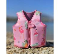 Chaleco Flotador Flamingos Indya - Chaleco infantil aprendizaje - btbox - Tallas S y M M-(19-30 KG)