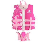 Chaleco Flotador Infantil con Correa Ajustable, Grestar Chaleco Piscina Bebe de Neopreno, TÜV Geprüft,Chaleco de Natación de Neopreno para Niños y Niñas de 2 a 9 Años / 15-35 kg