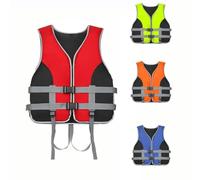 Chaleco Flotante para Adultos Chaleco Salvavidas Universal para Hombres Mujeres con Correa Ajustable para Natación Pesca Navegación Surf y Deportes Acuáticos(Red,XL)