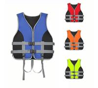 Chaleco Flotante para Adultos Chaleco Salvavidas Universal para Hombres Mujeres con Correa Ajustable para Natación Pesca Navegación Surf y Deportes Acuáticos(Blue,S)