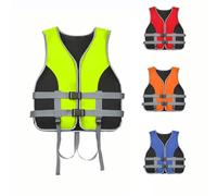 Chaleco Flotante para Adultos Chaleco Salvavidas Universal para Hombres Mujeres con Correa Ajustable para Natación Pesca Navegación Surf y Deportes Acuáticos(Green,M)