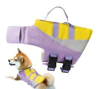 Chaleco flotante para perro, chaqueta de seguridad para perro, impermeable, ajustable, chaqueta flotante para rescate al aire libre, barco, mascotas, piscina para cachorros