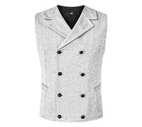 Chaleco formal para hombre, con botones frontales, chaleco clásico para invitados de boda, ropa de negocios, eventos escénicos y celebraciones, creado para trajes inteligentes de negocios y