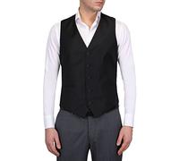 Chaleco Formal para Hombre, de Color Negro Small-5X-Large