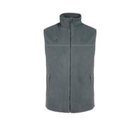 Izas - Chaleco de Forro Polar para Hombre - Chaqueta sin Mangas con Cuello Alto - Forro Polar de Invierno Ligero y Secado Rápido - Ideal para Actividades al Aire Libre - Padru Vest Gris Oscuro - L