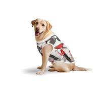 Chaleco grande para mascotas, con pintalabios, perfumes, para mascotas, transpirable, ligero, sin mangas
