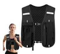 Chaleco Hidratación Running - 15.75 Pulgadas | Nylon Pack Hidratación Deportiva - Mochila Ajustable Con Depósito Para Trail Correr Bici Senderismo Al Aire Libre