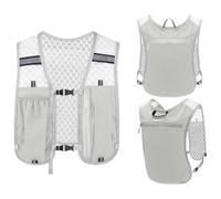 Chaleco Hidratación Running - 15.75 Pulgadas | Nylon Pack Hidratación Deportiva - Mochila Ajustable Con Depósito Para Trail Correr Bici Senderismo Al Aire Libre