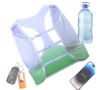 Chaleco Hidratante para Correr - Mochila De Malla De Poliéster | Diseño Reflectante Ligero De 3 litros | Pechera De Maratón Ultra Transpirable para Trail Running, Ciclismo Y Deportes Al Aire