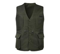 Chaleco Hombre Trabajo Tallas Grandes - Men'S Outerwear Vests Pocket Lightweight Casual Layering Ideal For Spring Summer Fall Everyday Comfort Easy Care Machine Wash (Army Green Xxxxl)