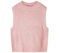 Chaleco Infantil de Punto Suéter sin Mangas Ropa para Niños Rosa Claro 116