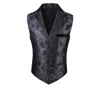 Chaleco informal sin mangas ajustado con cuello de traje jacquard para hombre nuevo Chaquetas De Cuero Capucha Chaqueta Hombre Grande