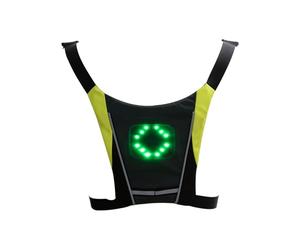 Chaleco intermitente LED: ropa de guía de luz programable que incorpora un módulo de comando inalámbrico y un de visibilidad reflectante Diseño de paquete de transporte combinado | Mejora de l