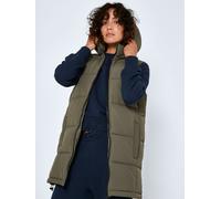 Chaleco largo acolchado sin mangas y capucha para mujer NOISY MAY