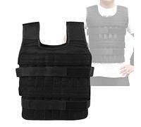 Chaleco lastrado con peso chaleco Weight Vest para 10 kg Entrenamiento Fuerza y Resistencia Pesas Metálicas Desmontables