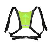 Chaleco LED Para Bicicleta | Dispositivo De Control Remoto,Mochila Con Luz De Bicicleta Para Ciclismo Nocturno | Para Familia Amigos Viajados Ciudad Sendero Ciclismo Al Aire Libre