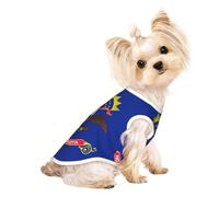 Chaleco ligero para perro con estampado de la bandera del estado de Dakota del Norte, camisa sin mangas, diseño de malla transpirable para caminar y jugar en verano